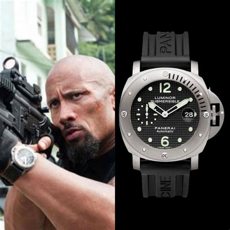 dwayne johnson panerai watch|dwayne johnson watches 2021.